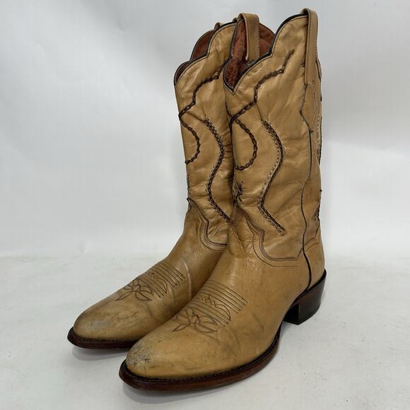 Vintage Dan Post Palamino Albany Boots “Cream” Men’s 11D main image 6
